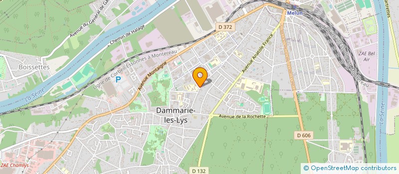 localisation de l'entreprise ASSOC SPORT SUPPORTERS P BORDES à DAMMARIE-LES-LYS