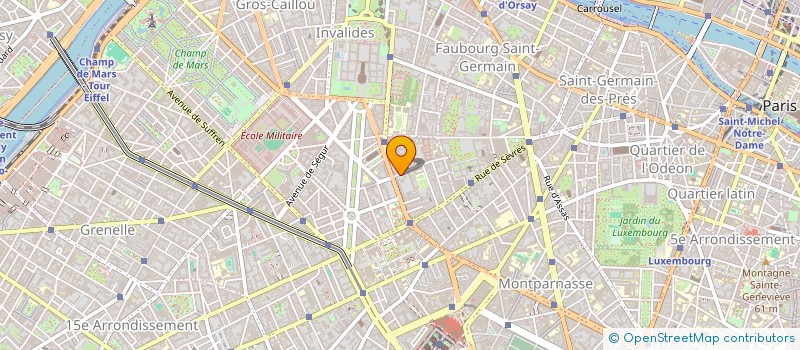 localisation de l'entreprise ASSOC SPORTI TOURIS CULTUR D'OUTRE-MER  PARIS