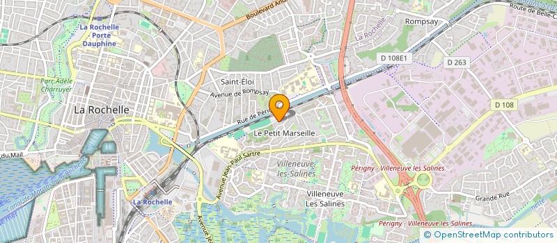 localisation de l'entreprise ASSOC SPORTING CLUB ROCHELAIS  LA ROCHELLE