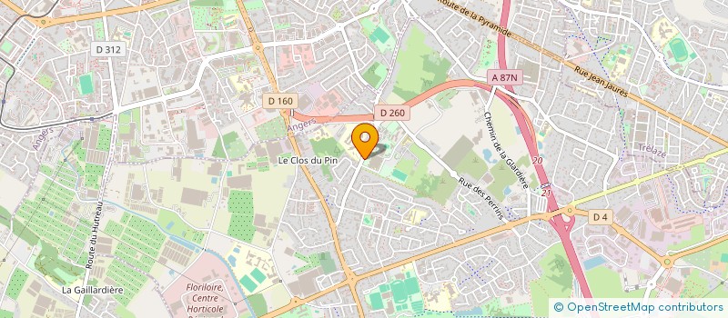 localisation de l'entreprise ASSOC SPORTING GYM PONT DE CEAIS à LES PONTS-DE-CE