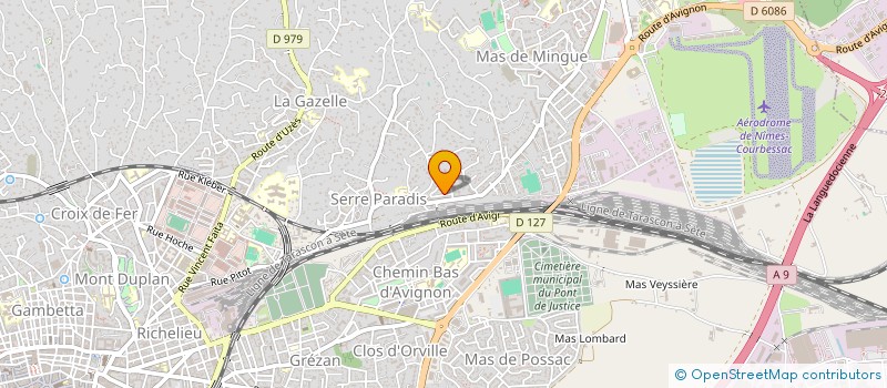 localisation de l'entreprise ASSOC SPORTIVE AUTO DIAG  NIMES