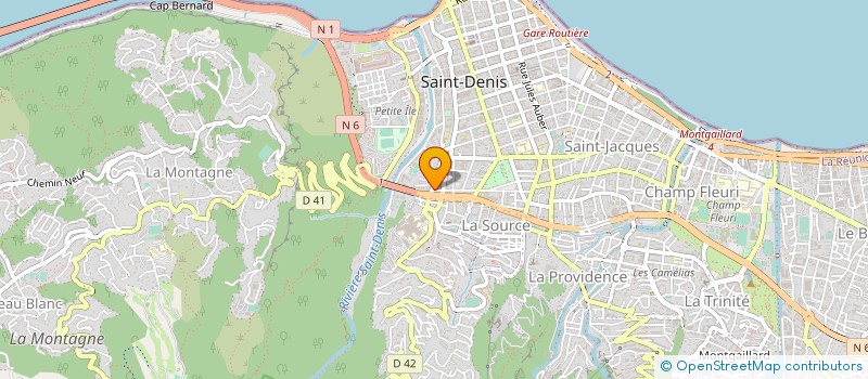 localisation de l'entreprise ASSOC SPORTIVE AUTOMOBILE DE LA REUNION à SAINT-DENIS