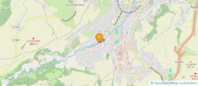 localisation de l'entreprise ASSOC SPORTIVE AUTOMOBILE VELAY AUVERGNE à VALS-PRES-LE-PUY