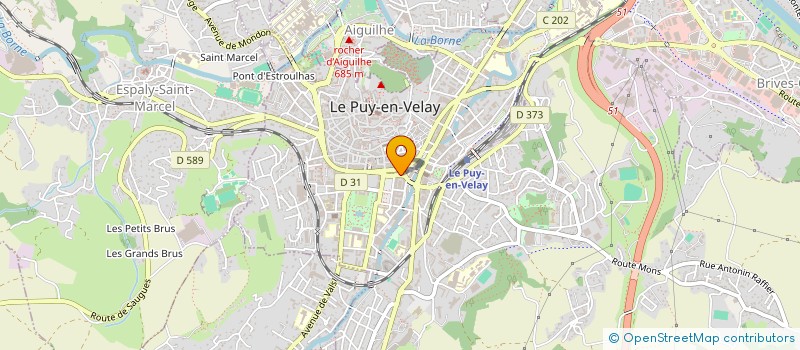 localisation de l'entreprise ASSOC SPORTIVE BATIMENT ET DES TP à LE PUY-EN-VELAY
