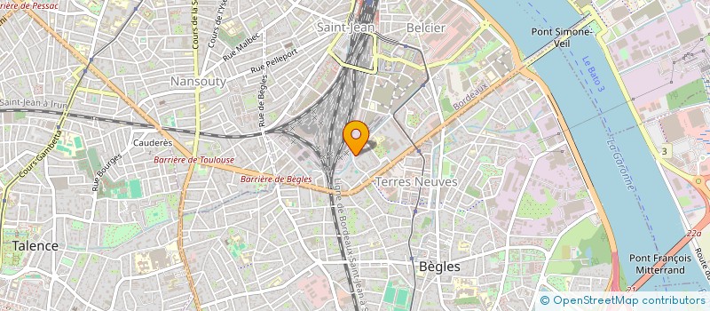 localisation de l'entreprise ASSOC SPORTIVE BEMIRAY 33  BORDEAUX