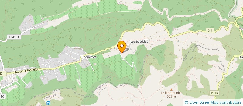 localisation de l'entreprise ASSOC SPORTIVE CAVALIERS BEDOULE  ROQUEFORT-LA-BEDOULE