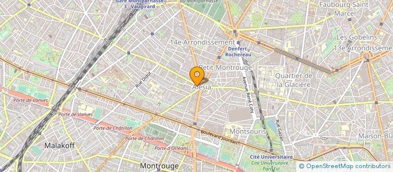 localisation de l'entreprise ASSOC SPORTIVE COLLEGE ALPHONSE DAUDET  PARIS