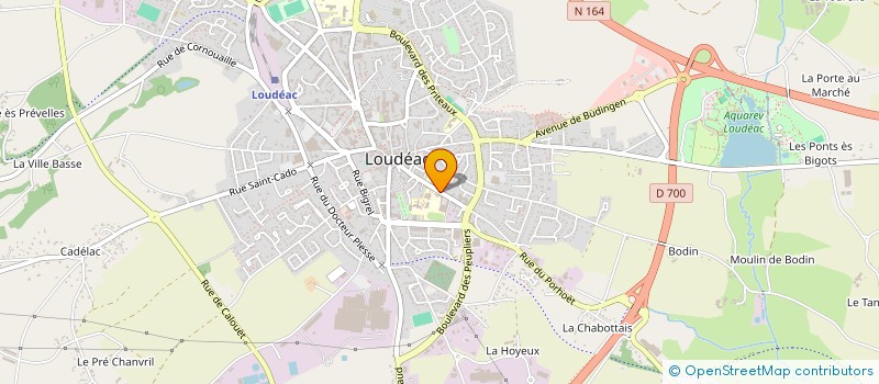 localisation de l'entreprise ASSOC SPORTIVE COLLEGE LYCEE ST JOSEPH à LOUDEAC