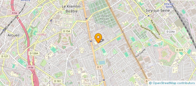 localisation de l'entreprise ASSOC SPORTIVE COLLEGE PASTEUR à VILLEJUIF