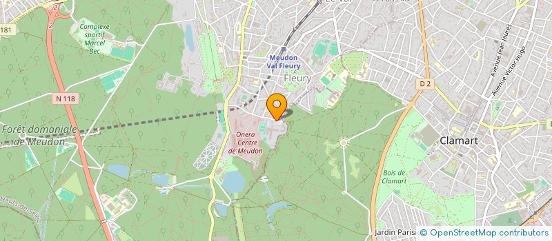 localisation de l'entreprise ASSOC SPORTIVE COLLEGE RABELAIS MEUDON à MEUDON
