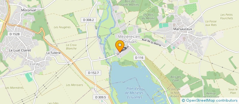 localisation de l'entreprise ASSOC SPORTIVE CULTURELLE à MEZIERES-EN-DROUAIS