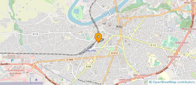 localisation de l'entreprise ASSOC SPORTIVE CULTURELLE ENTRAIDE EQUIP à ALBI