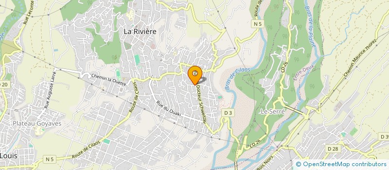 localisation de l'entreprise ASSOC SPORTIVE CULTURELLE LOISIRS UNION à SAINT-LOUIS
