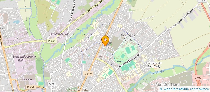 localisation de l'entreprise ASSOC SPORTIVE CULTURELLE LYCEE AGRICOLE  BOURGES