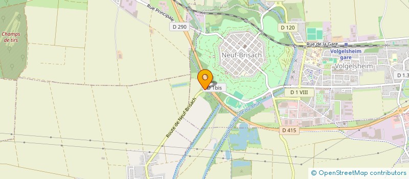 localisation de l'entreprise ASSOC SPORTIVE DE NEUF BRISACH  NEUF-BRISACH