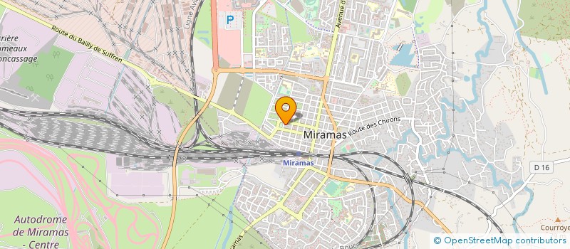 localisation de l'entreprise ASSOC SPORTIVE DES CHEMINOTS DE MIRAMAS à MIRAMAS