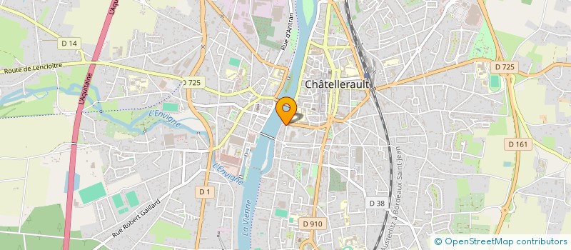 localisation de l'entreprise ASSOC SPORTIVE DES PORTUGAIS DE CHATELLE à CHATELLERAULT