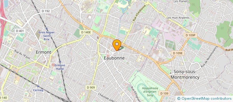 localisation de l'entreprise ASSOC SPORTIVE DES PTT à EAUBONNE