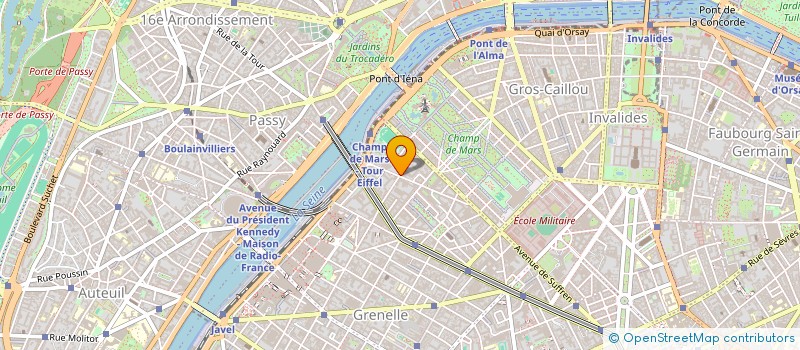 localisation de l'entreprise ASSOC SPORTIVE DU CEA PARIS à PARIS