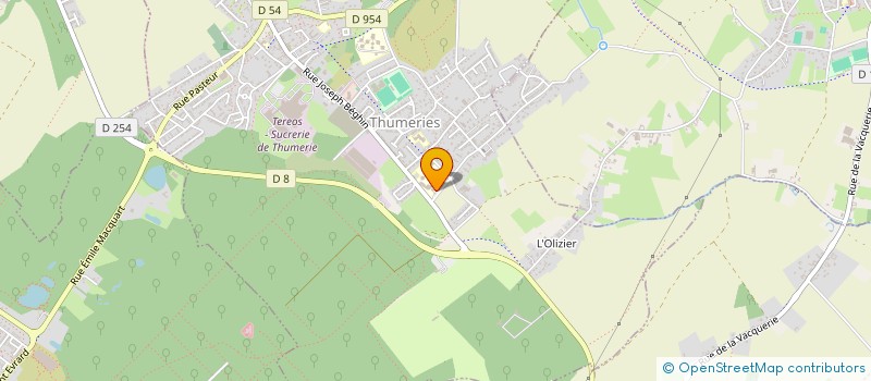 localisation de l'entreprise ASSOC SPORTIVE DU COLLEGE D ENSEIGNEMENT SECONDAIRE MIXTE ALBERT CAMUS  THUMERIES