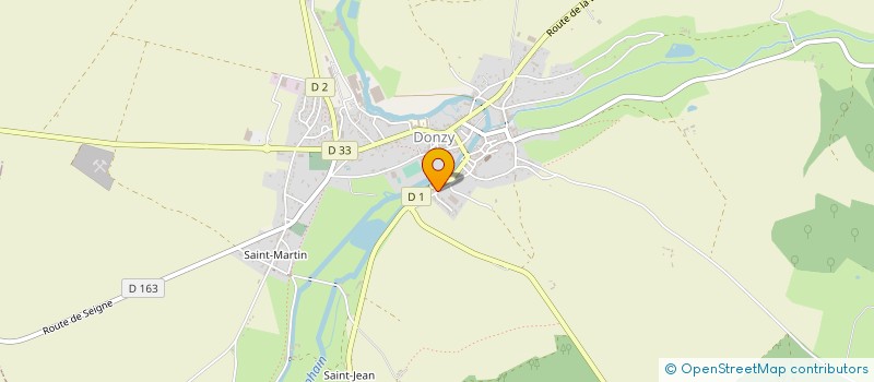 localisation de l'entreprise ASSOC SPORTIVE DU COLLEGE DE DONZY à DONZY
