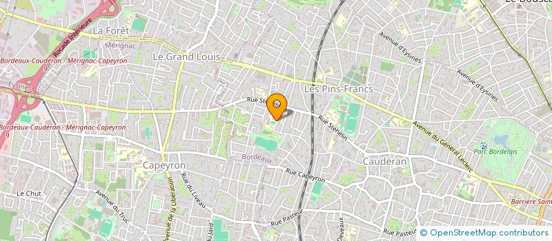 localisation de l'entreprise ASSOC SPORTIVE DU COLLEGE MONSEJOUR  BORDEAUX