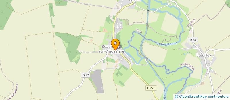 localisation de l'entreprise ASSOC SPORTIVE ET CULTUR DE BEIRE LE CHA  BEIRE-LE-CHATEL