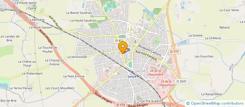 localisation de l'entreprise ASSOC SPORTIVE ET CULTURELLE DU SECTEUR DE JANZE  JANZE