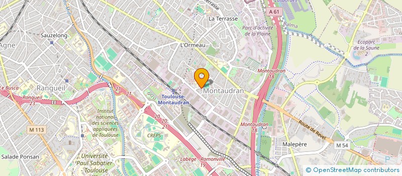 localisation de l'entreprise ASSOC SPORTIVE ET CULTURELLE MONTAUDRAN à TOULOUSE