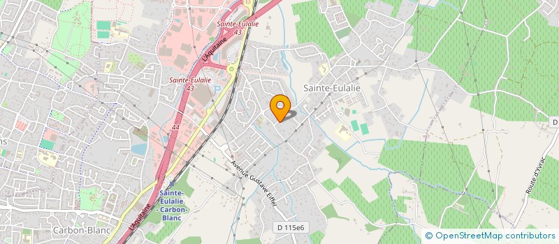localisation de l'entreprise ASSOC SPORTIVE ET CULTURELLE USEP à SAINTE-EULALIE