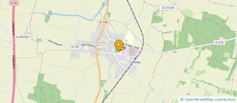 localisation de l'entreprise ASSOC SPORTIVE ET SCOLAIRE DE LOULAY  LOULAY