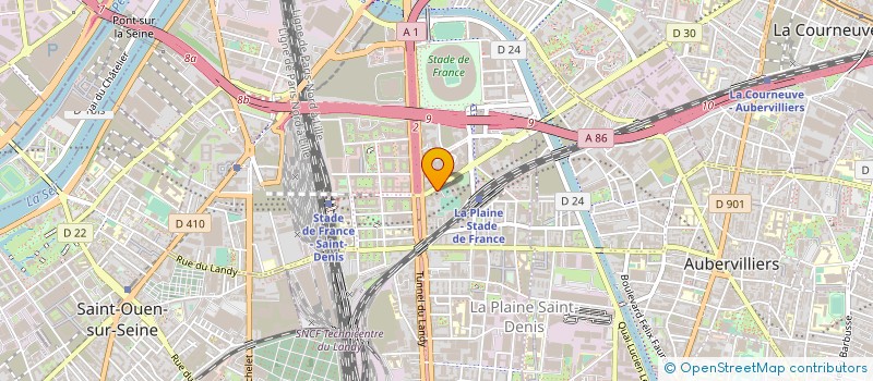 localisation de l'entreprise ASSOC SPORTIVE GAZIERS PARIS à SAINT-DENIS