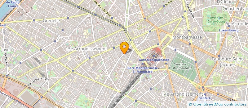 localisation de l'entreprise ASSOC SPORTIVE INSTIT PASTEUR à PARIS