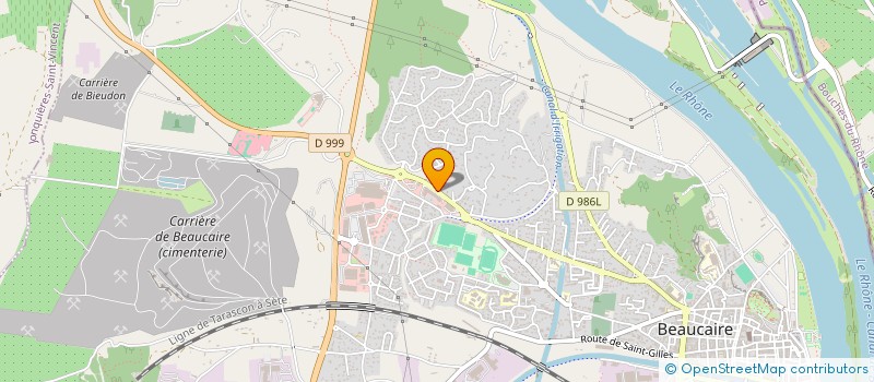 localisation de l'entreprise ASSOC SPORTIVE KARTING NIMES BEAUCAIRE  BEAUCAIRE