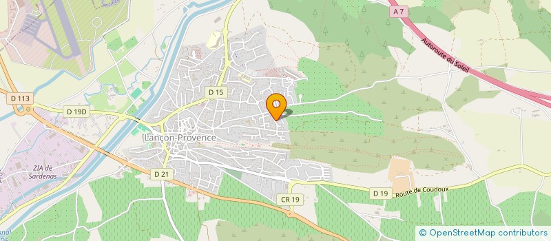 localisation de l'entreprise ASSOC SPORTIVE LANCON DE PROVENCE à LANCON-PROVENCE