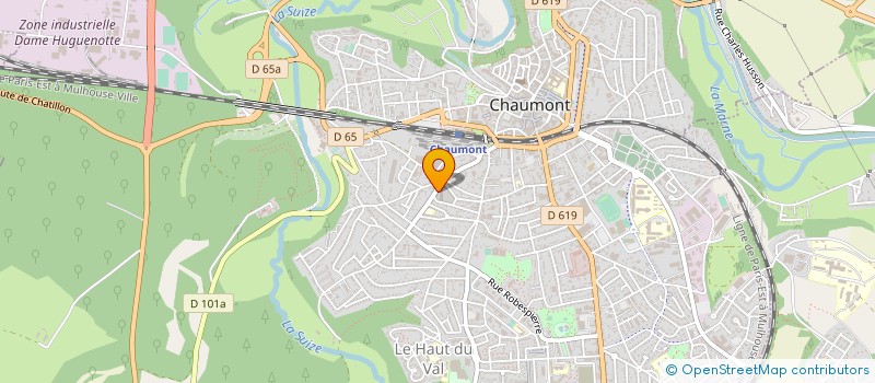 localisation de l'entreprise ASSOC SPORTIVE MAISON D'ARRET à CHAUMONT