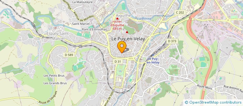 localisation de l'entreprise ASSOC SPORTIVE PERSONNEL MUNICIPAL DU PUY à LE PUY-EN-VELAY