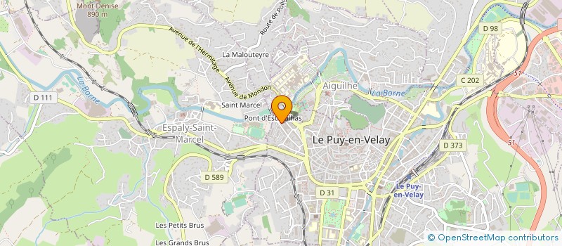 localisation de l'entreprise ASSOC SPORTIVE PONOTE ARTS MARTIAUX  ESPALY-SAINT-MARCEL