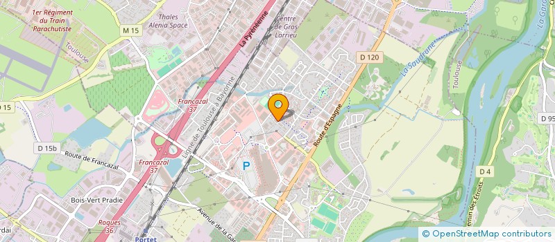 localisation de l'entreprise ASSOC SPORTIVE PORTET CARREFOUR RECEBEDO  PORTET-SUR-GARONNE