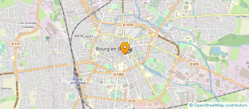 localisation de l'entreprise ASSOC SPORTIVE SAINT PIERRE à BOURG-EN-BRESSE