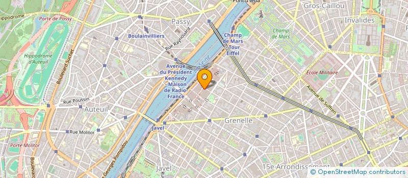 localisation de l'entreprise ASSOC SPORTIVE SCOA à PARIS