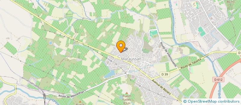 localisation de l'entreprise ASSOC SPORTIVE SCOLAIRE DE MARAUSSAN  MARAUSSAN