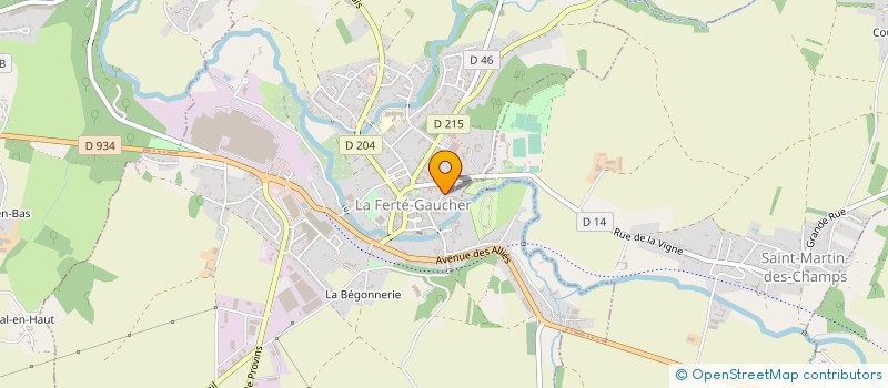 localisation de l'entreprise ASSOC SPORTIVE SCOLAIRE FERTE GAUCHER à LA FERTE-GAUCHER