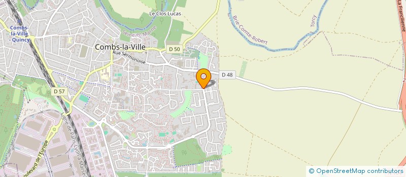 localisation de l'entreprise ASSOC SPORTIVE SCOLAIRE LE CHENE à COMBS-LA-VILLE