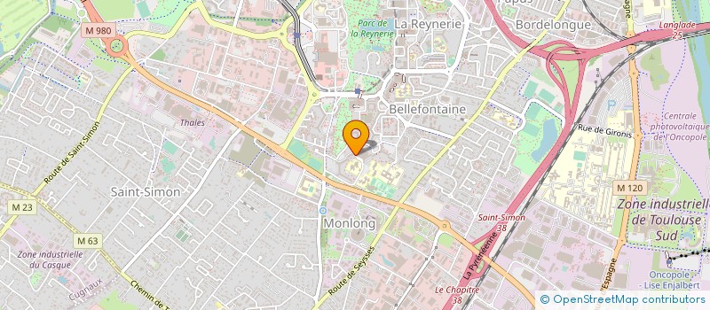 localisation de l'entreprise ASSOC SPORTIVE TOULOUSE MIRAIL à TOULOUSE