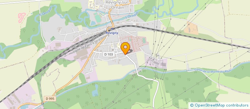 localisation de l'entreprise ASSOC SPORTIVE USEP SECTEUR REVIGNY à REVIGNY-SUR-ORNAIN