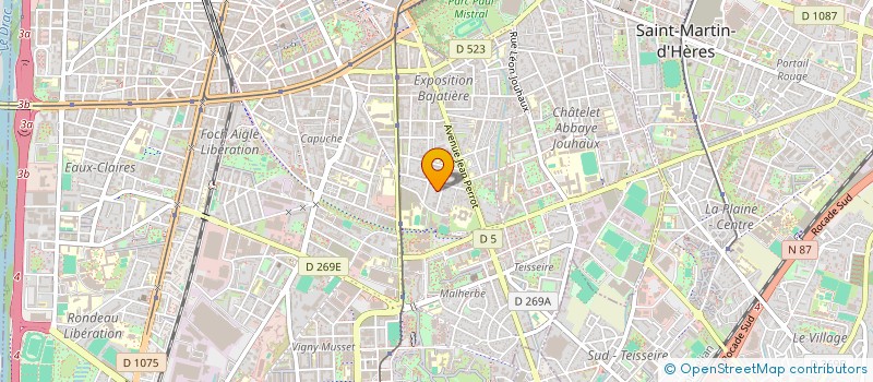 localisation de l'entreprise ASSOC SPORTIVEMENT VOTRE  GRENOBLE