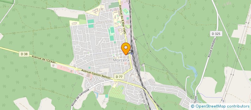 localisation de l'entreprise ASSOC SPORTIVES AMIS DE LA COURSE LANDAI à MORCENX-LA-NOUVELLE