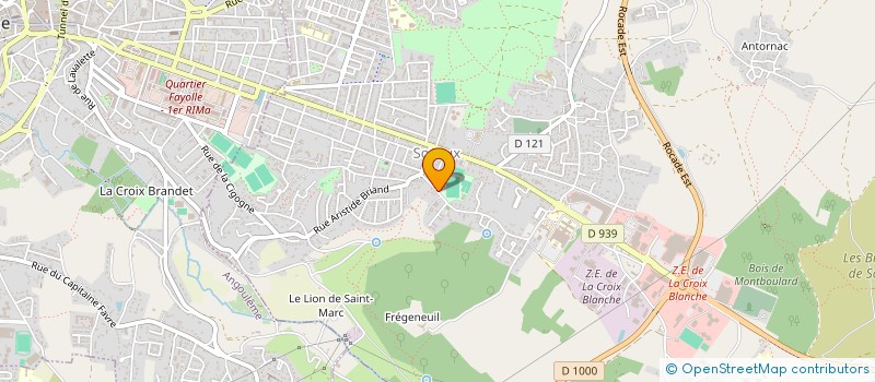 localisation de l'entreprise ASSOC SPORTS ET JEUNESSE SOYAUX-CHARENTE à SOYAUX