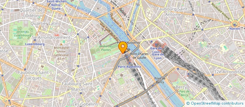 localisation de l'entreprise ASSOC SPORTS ET LOISIRS D'AUSTERLITZ  PARIS